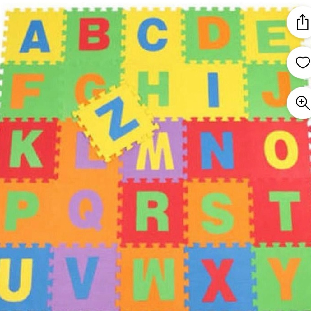 ABC floor mat puzzle